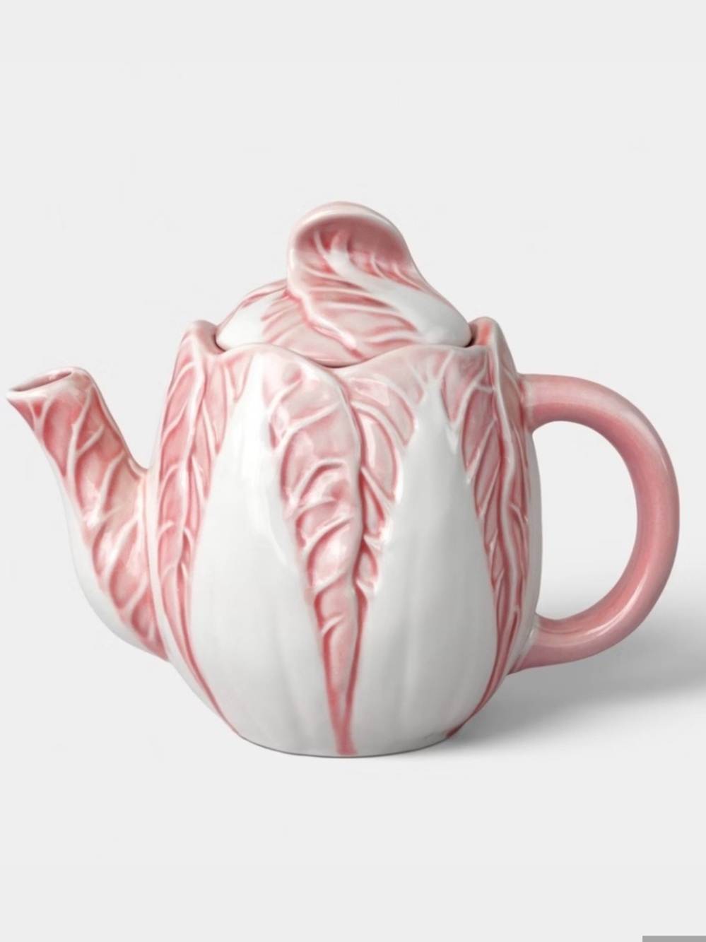 THRESHOLD NWT Stoneware Radicchio Teapot -pink